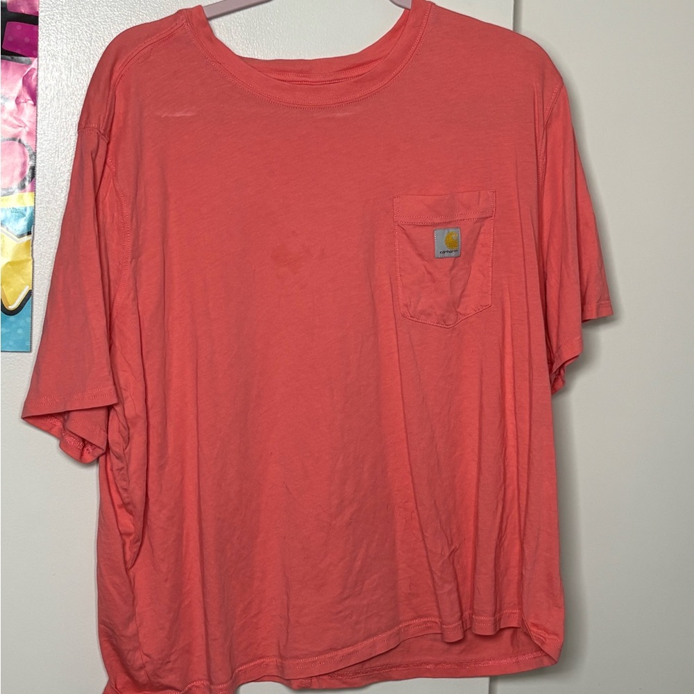 Carhartt  Vibrant Coral Tee
